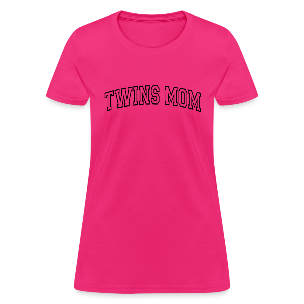 Twins Mom Women's T-Shirt - fuchsia