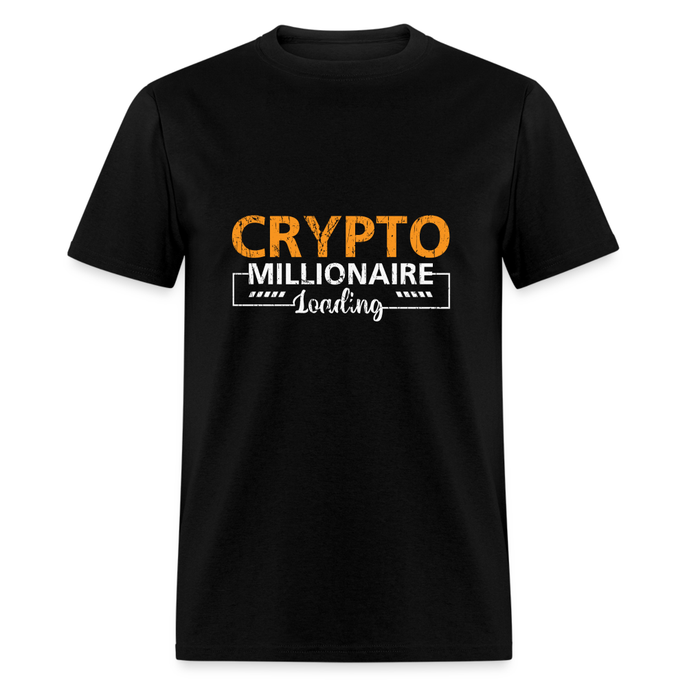Crypto Millionaire Loading T-Shirt - black