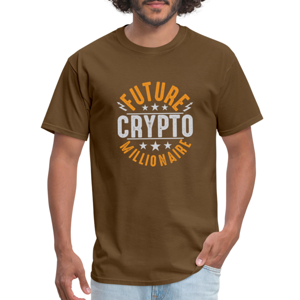 Future Crypto Millionaire T-Shirt - brown