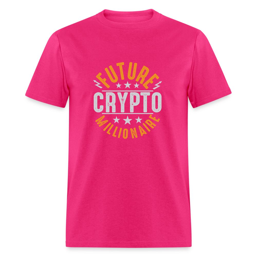 Future Crypto Millionaire T-Shirt - fuchsia