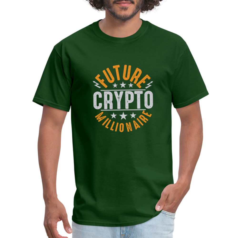 Future Crypto Millionaire T-Shirt - forest green