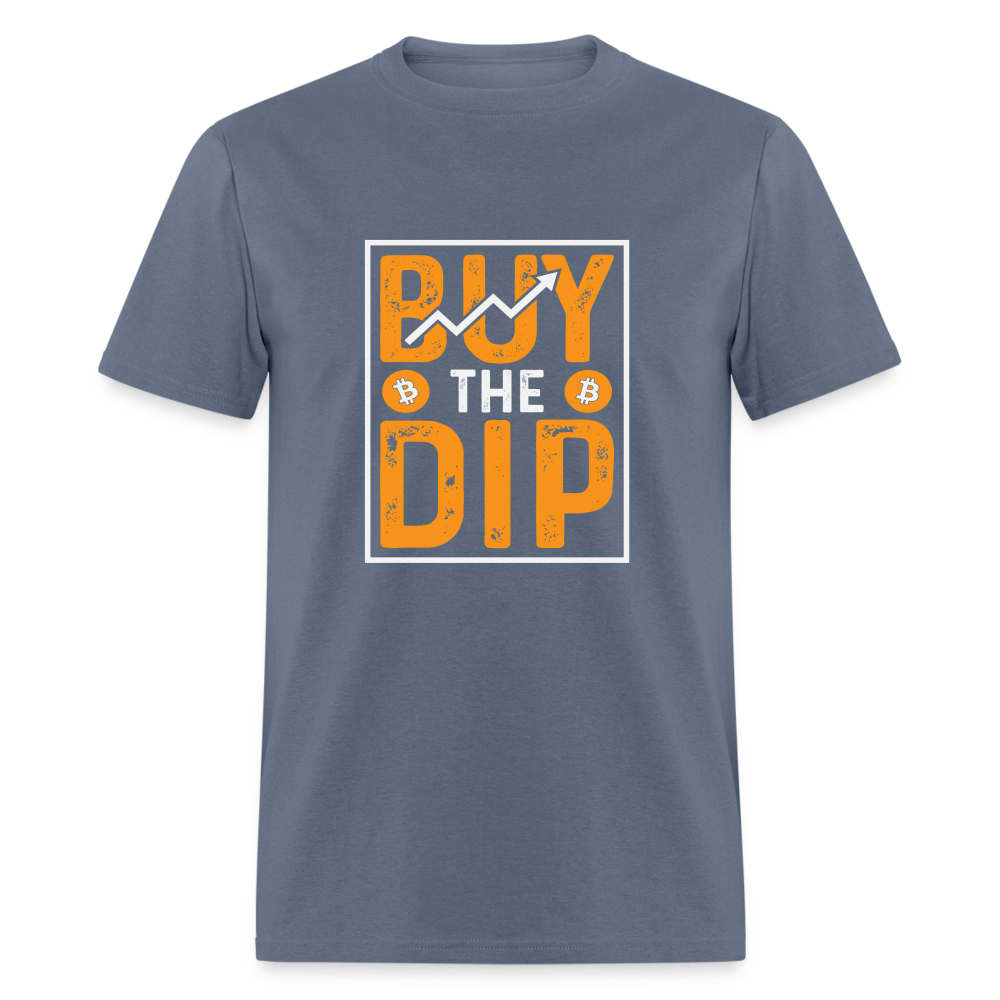 Buy The Dip T-Shirt (Crypto - Bitcoin) - denim
