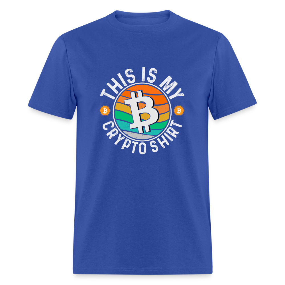 This is My Crypto Shirt T-Shirt - royal blue