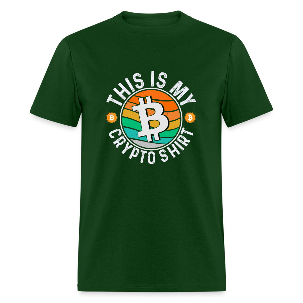 This is My Crypto Shirt T-Shirt - forest green