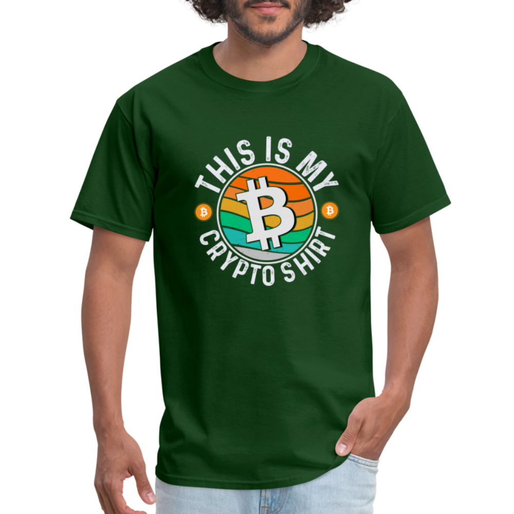 This is My Crypto Shirt T-Shirt - forest green