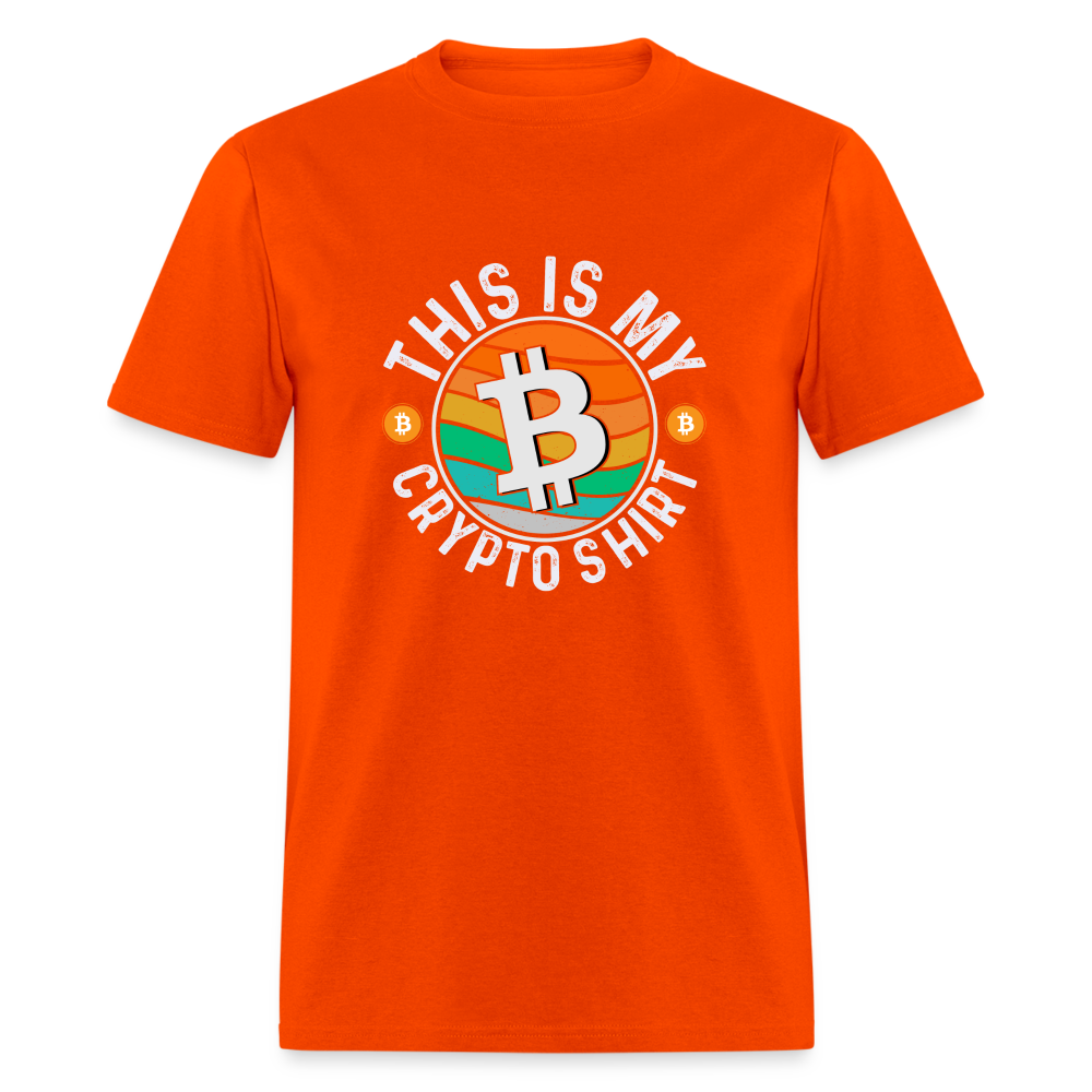 This is My Crypto Shirt T-Shirt - orange