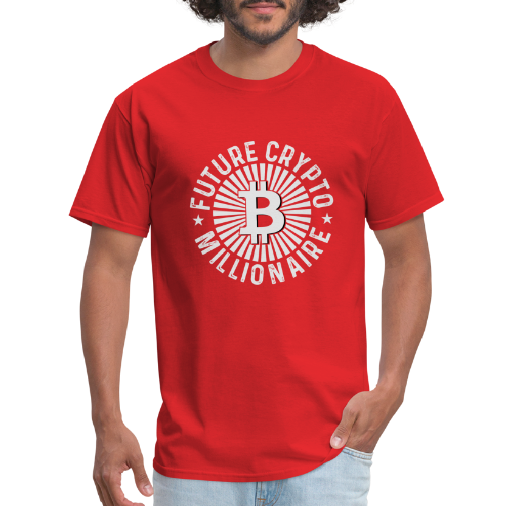 Future Crypto Millionaire T-Shirt - red