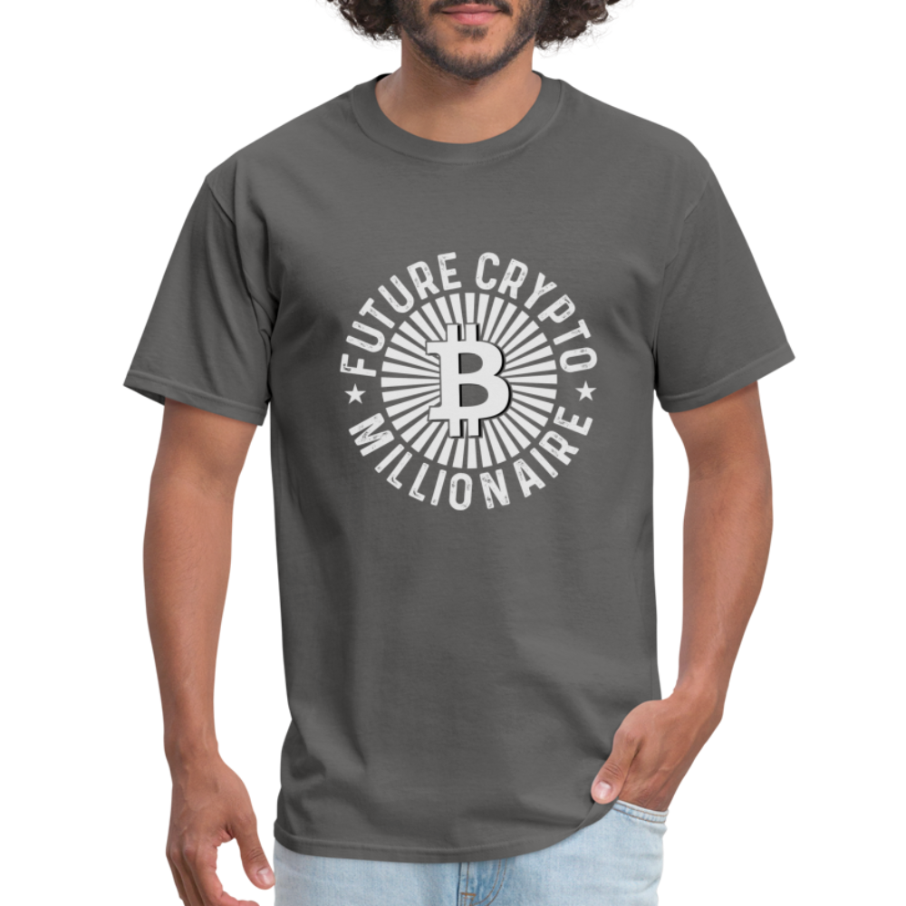 Future Crypto Millionaire T-Shirt - charcoal