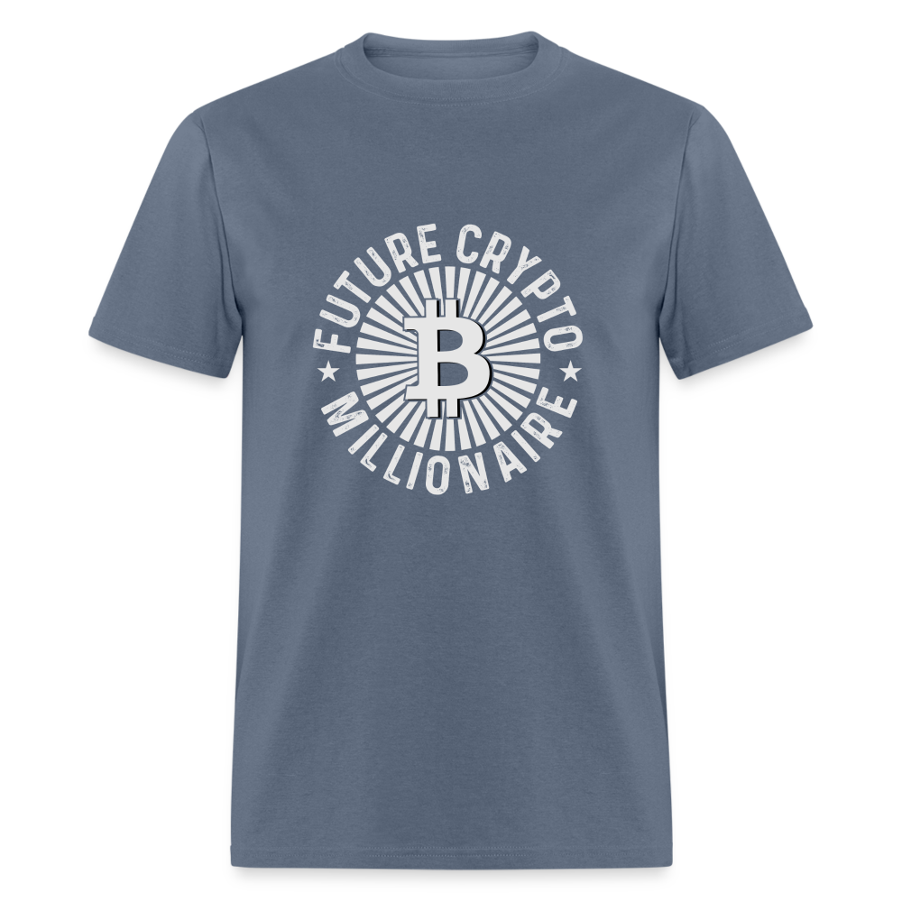 Future Crypto Millionaire T-Shirt - denim