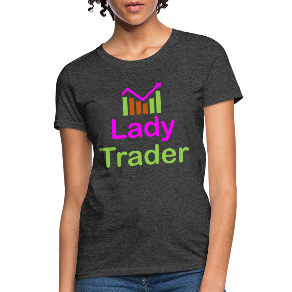 Lady Trader T-Shirt - heather black