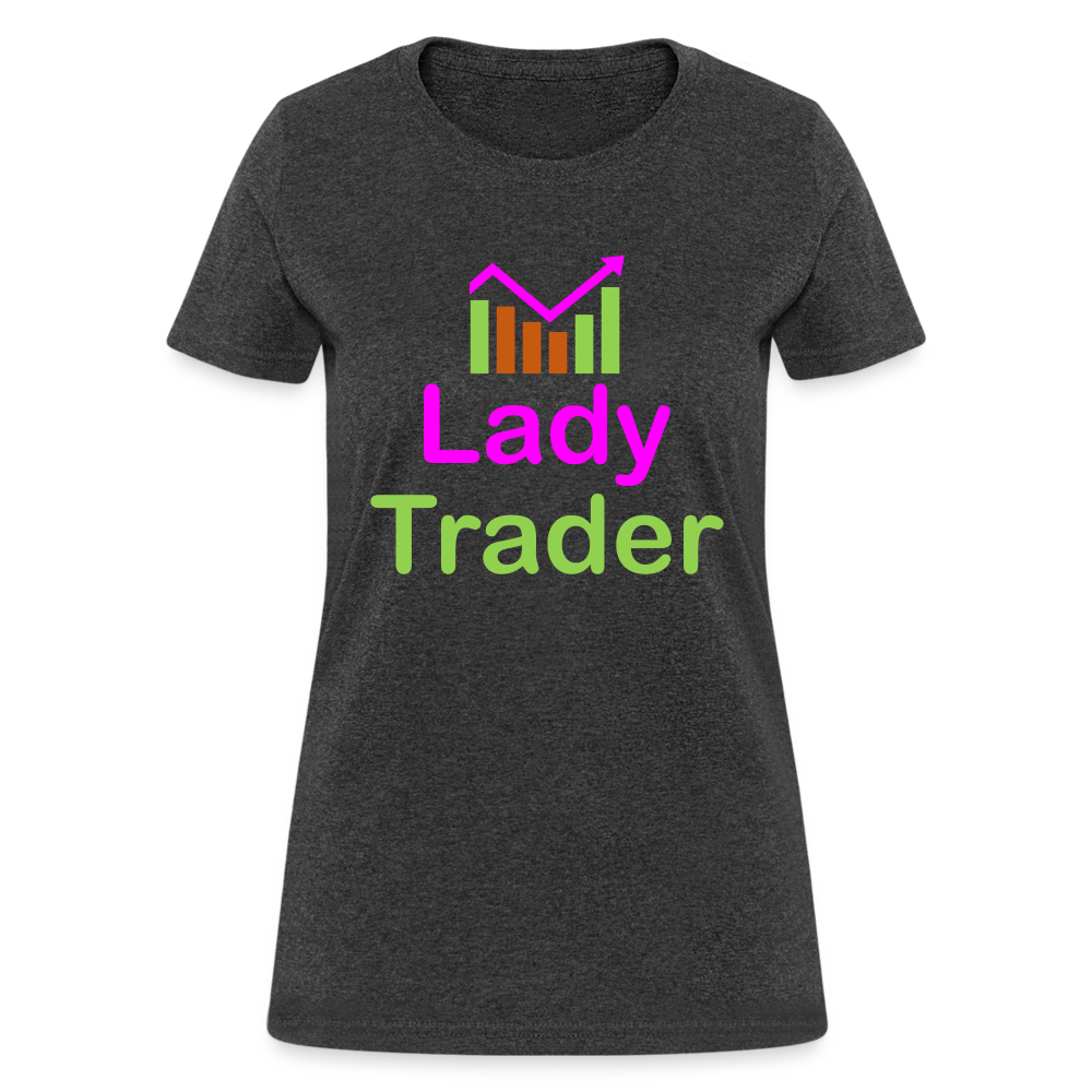 Lady Trader T-Shirt - heather black