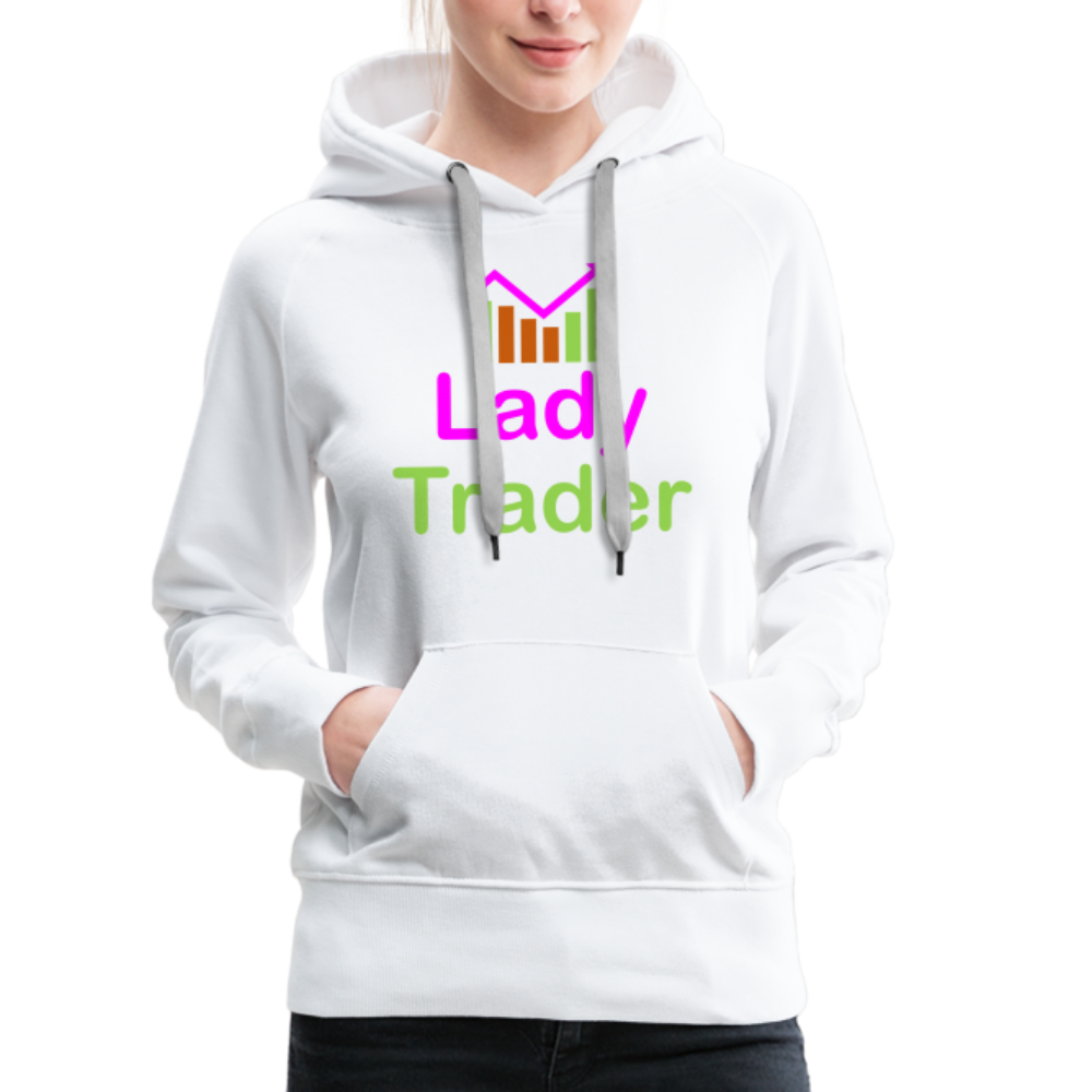 Lady Trader Women’s Premium Hoodie - white