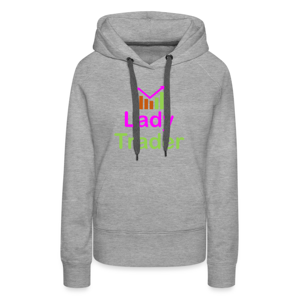 Lady Trader Women’s Premium Hoodie - heather grey