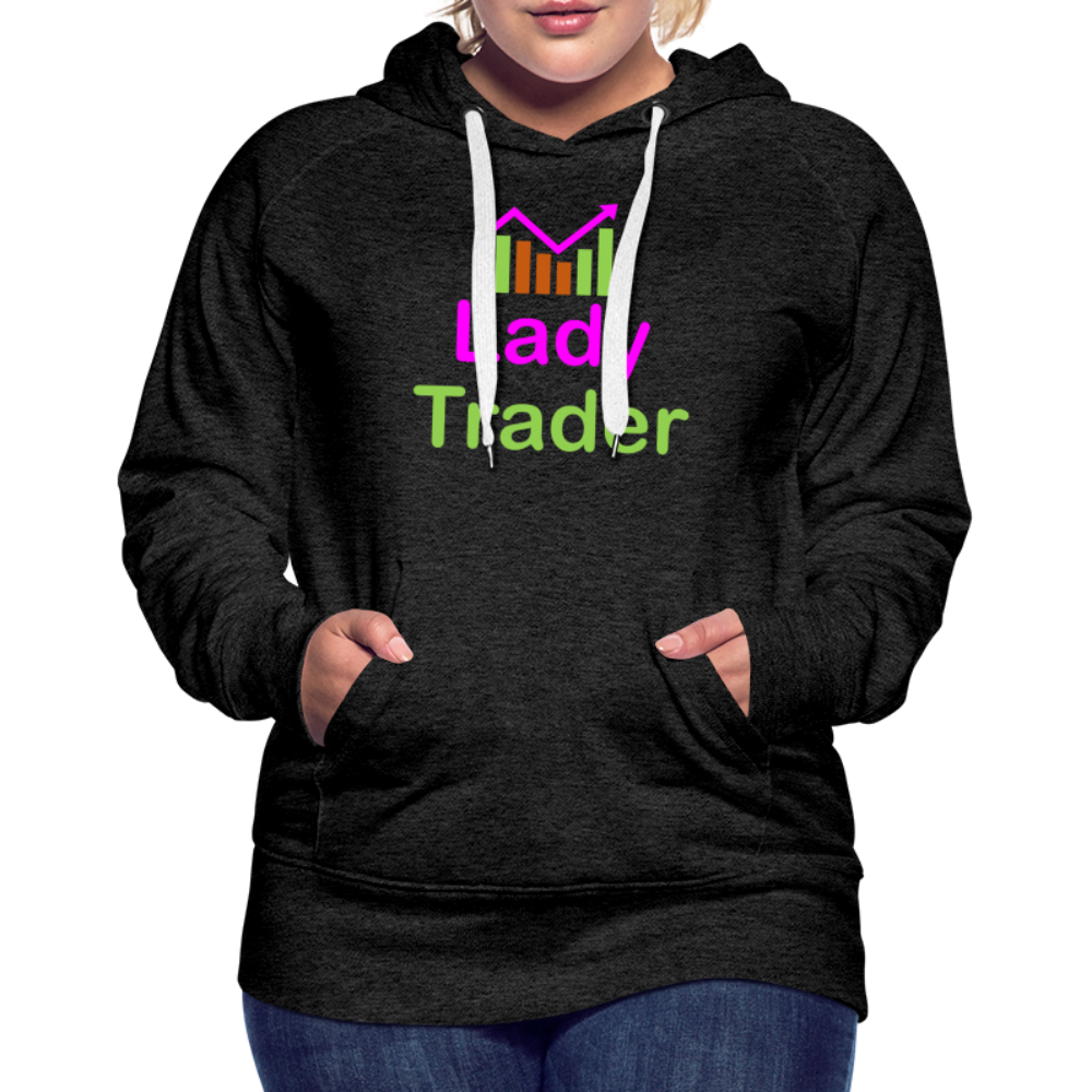 Lady Trader Women’s Premium Hoodie - charcoal grey