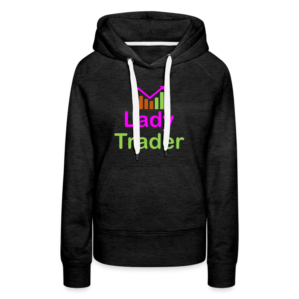Lady Trader Women’s Premium Hoodie - charcoal grey