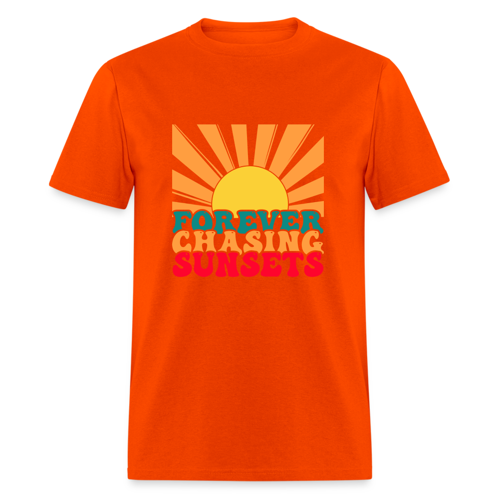 Forever Chasing Sunsets T-Shirt - orange