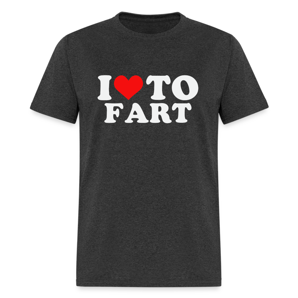 I Love To Fart T-Shirt - heather black