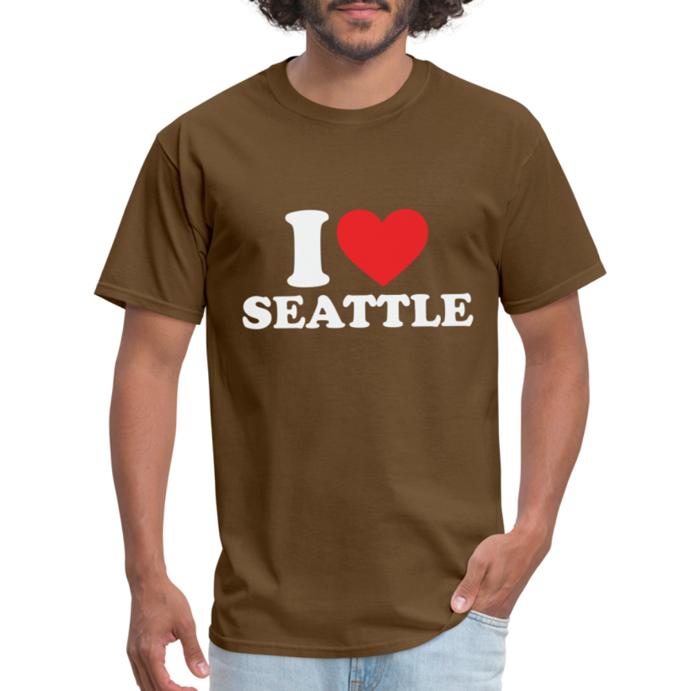 I Heart Seattle T-Shirt Color: brown