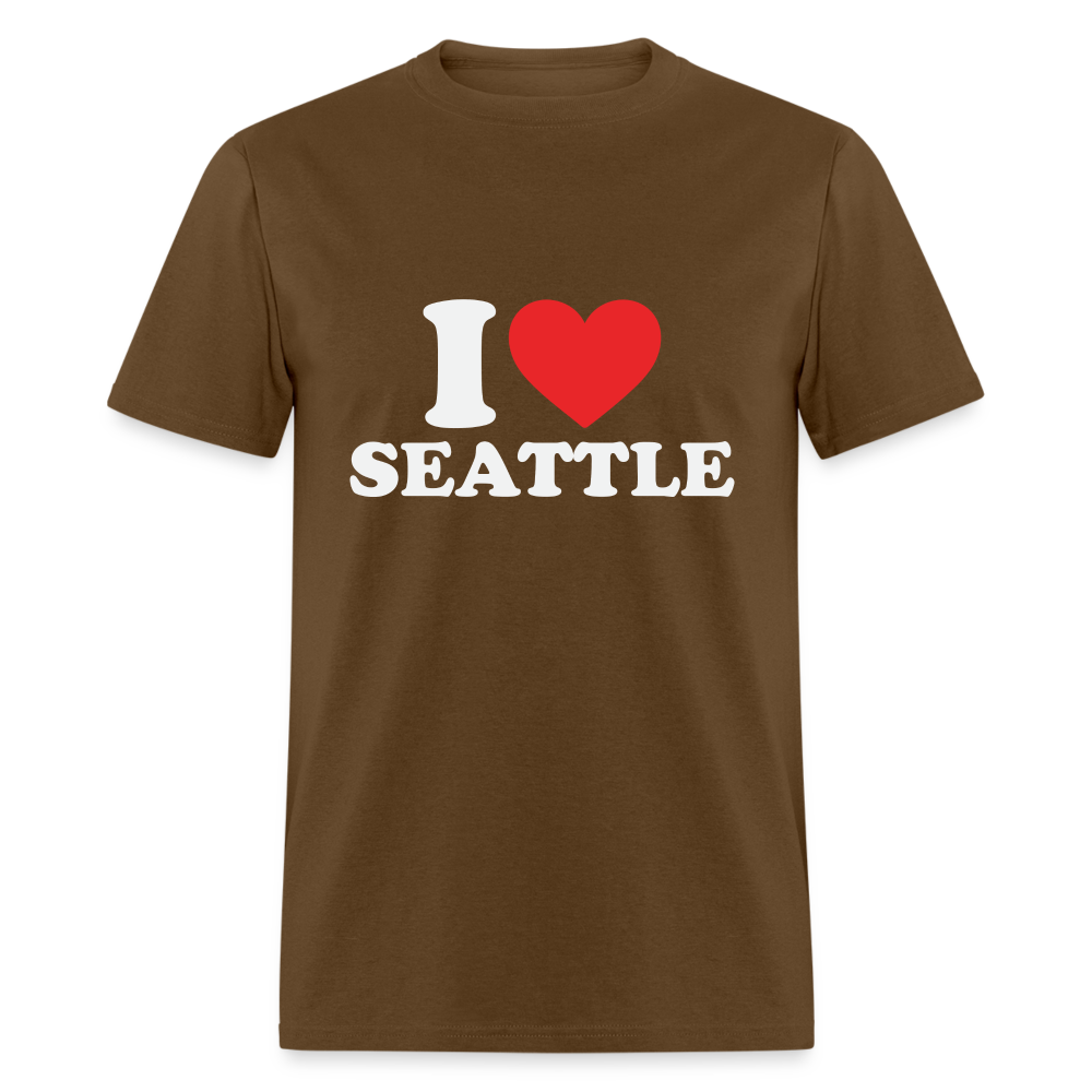 I Heart Seattle T-Shirt Color: black