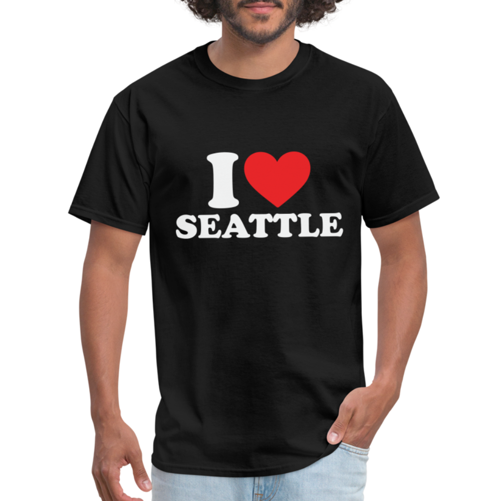 I Heart Seattle T-Shirt - black