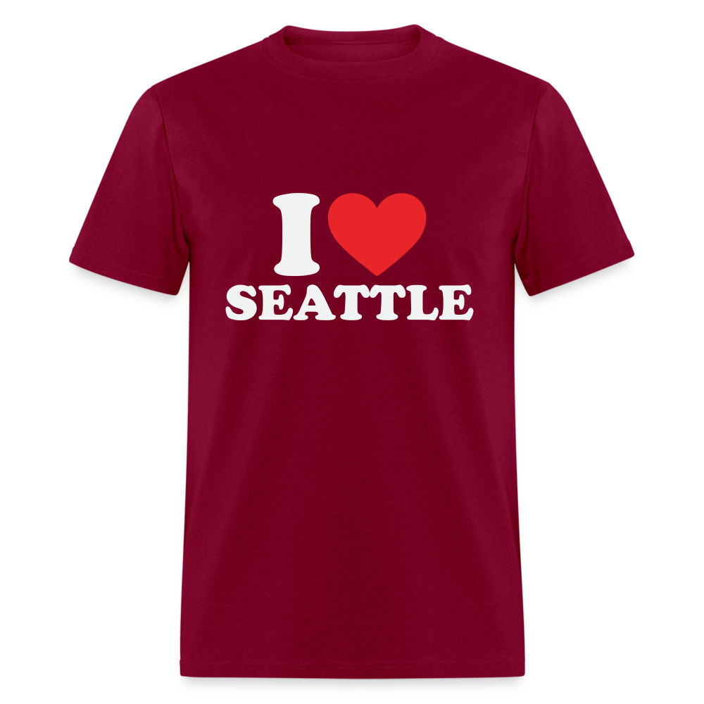 I Heart Seattle T-Shirt Color: black