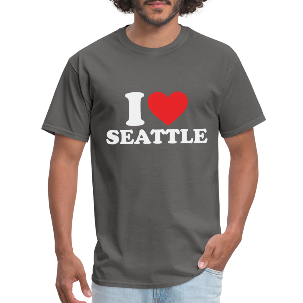 I Heart Seattle T-Shirt Color: charcoal