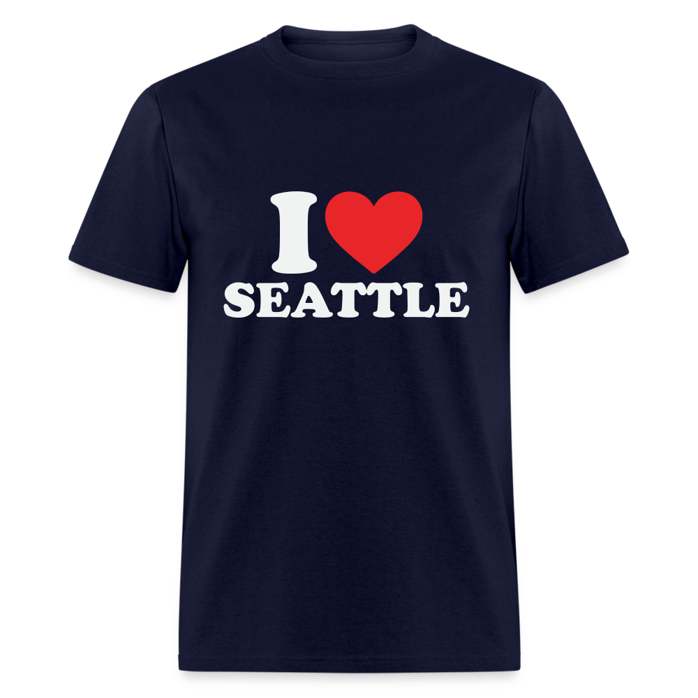 I Heart Seattle T-Shirt Color: black
