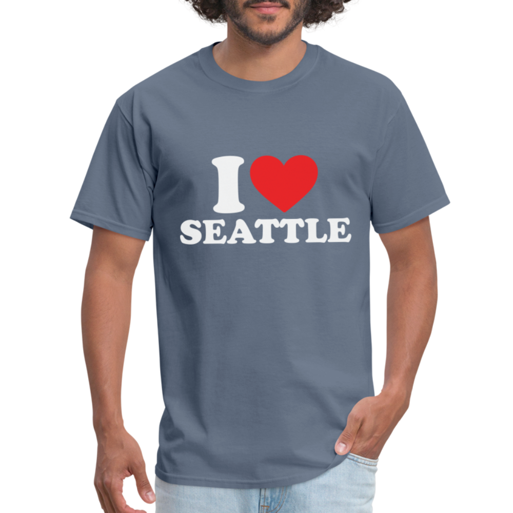 I Heart Seattle T-Shirt Color: denim