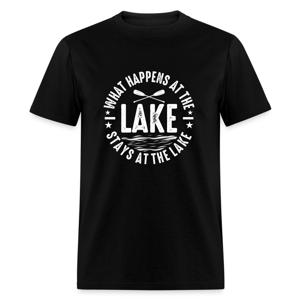 What Happens At The Lake, Stays At The Lake T-Shirt Color: navy