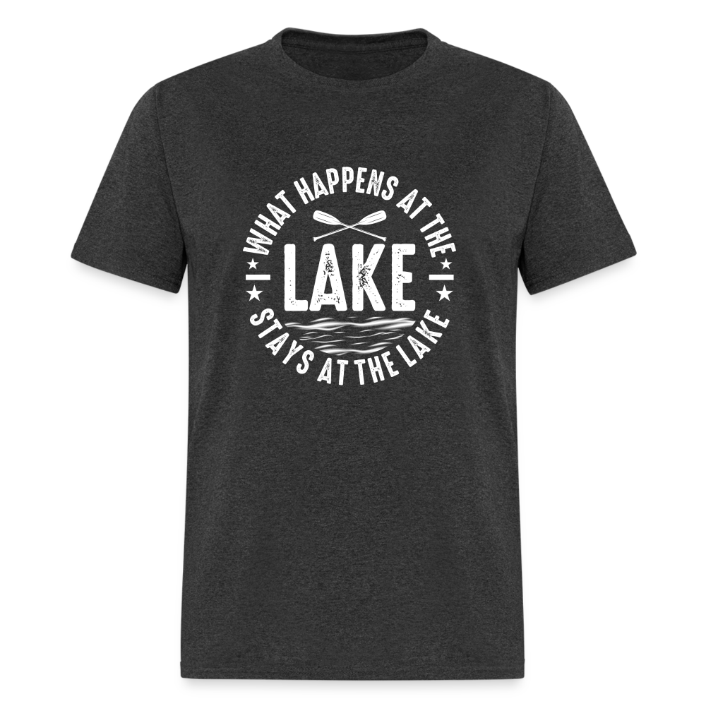 What Happens At The Lake, Stays At The Lake T-Shirt Color: navy