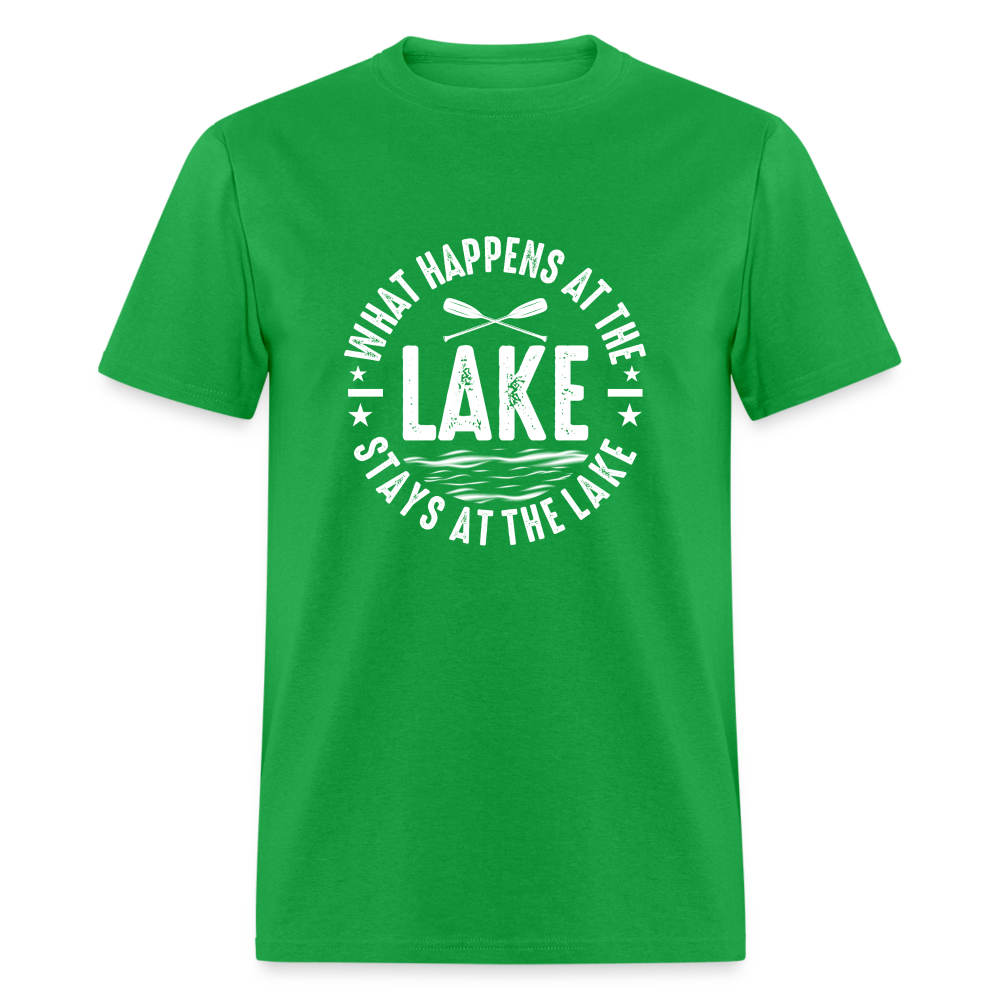 What Happens At The Lake, Stays At The Lake T-Shirt Color: navy
