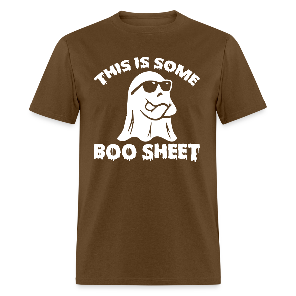 This is Some Boo Sheet T-Shirt - brown