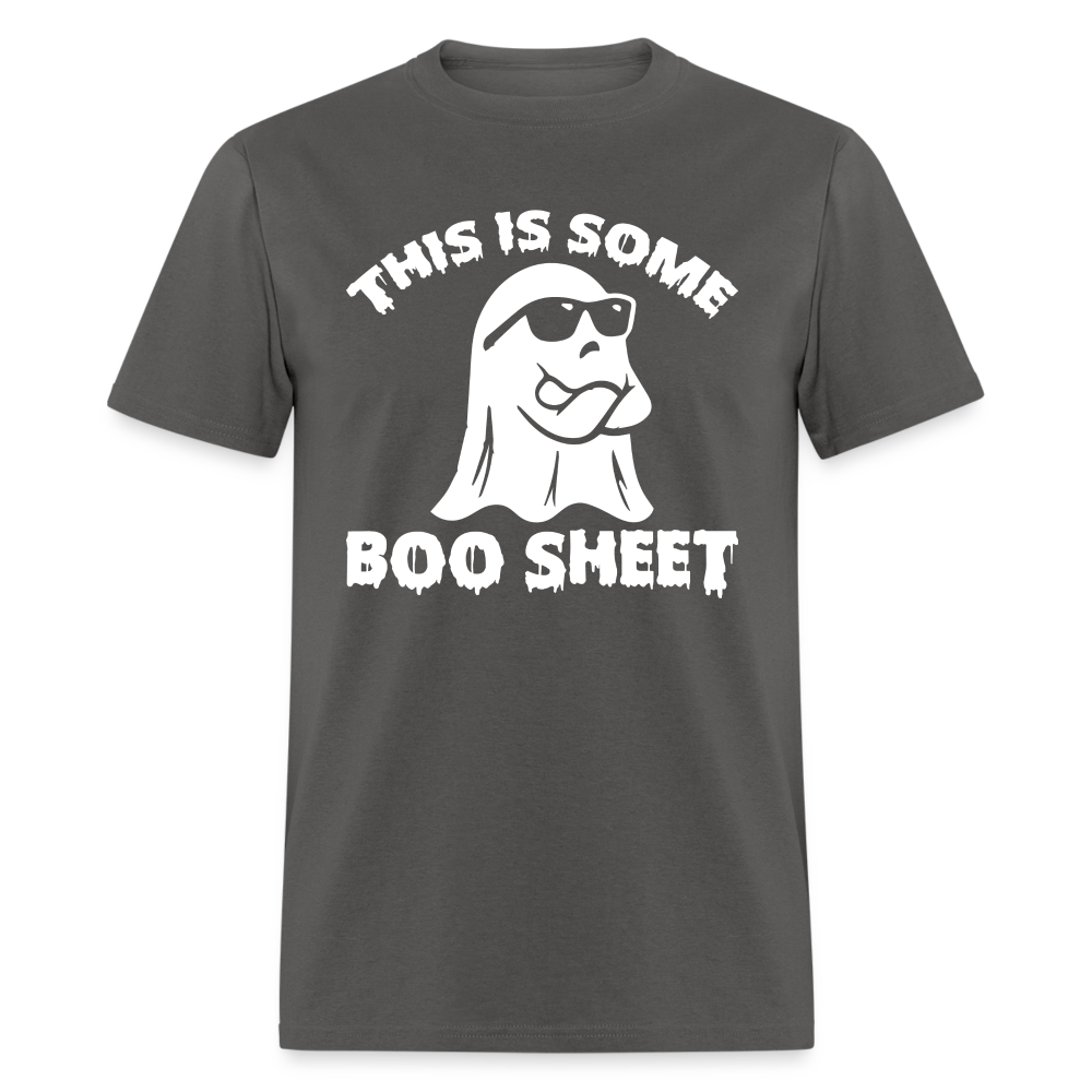 This is Some Boo Sheet T-Shirt - charcoal