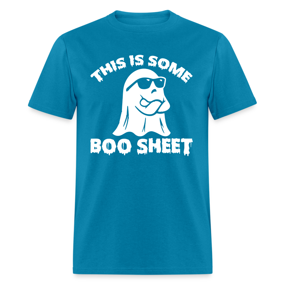 This is Some Boo Sheet T-Shirt - turquoise