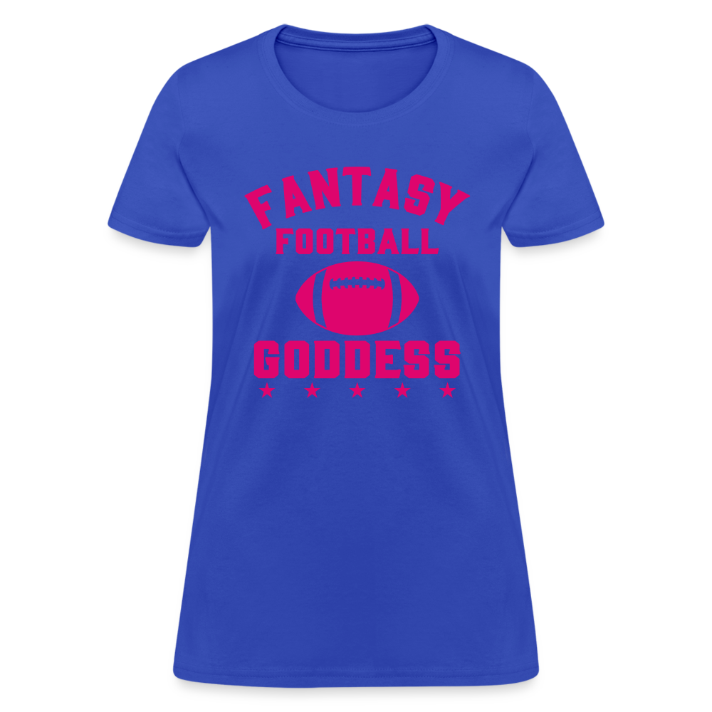 Fantasy Football Goddess T-Shirt - royal blue