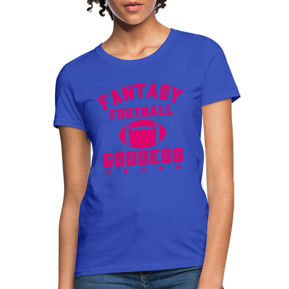 Fantasy Football Goddess T-Shirt - royal blue