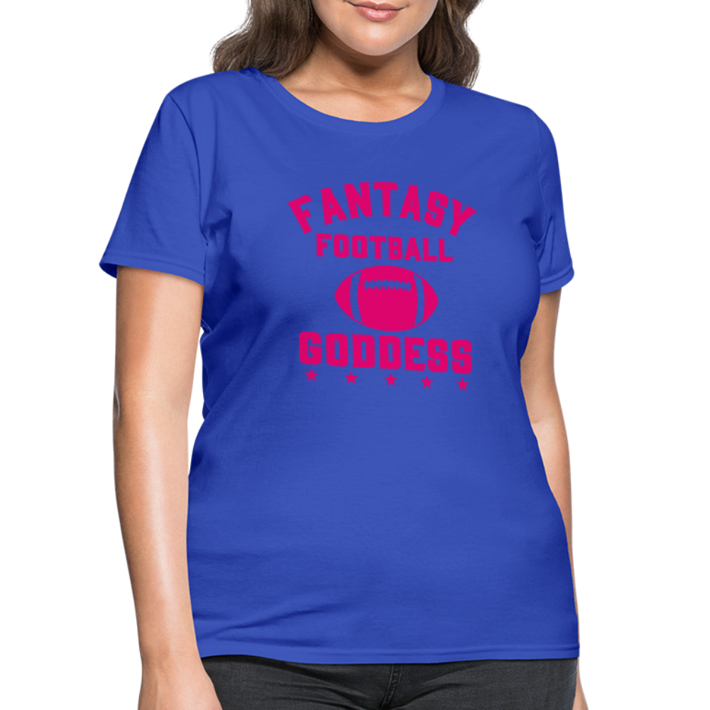Fantasy Football Goddess T-Shirt - royal blue