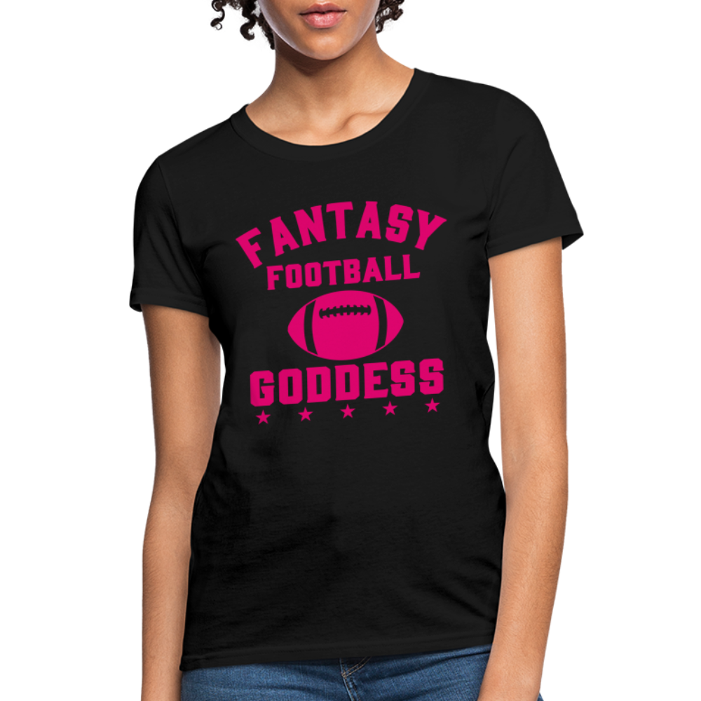 Fantasy Football Goddess T-Shirt - black