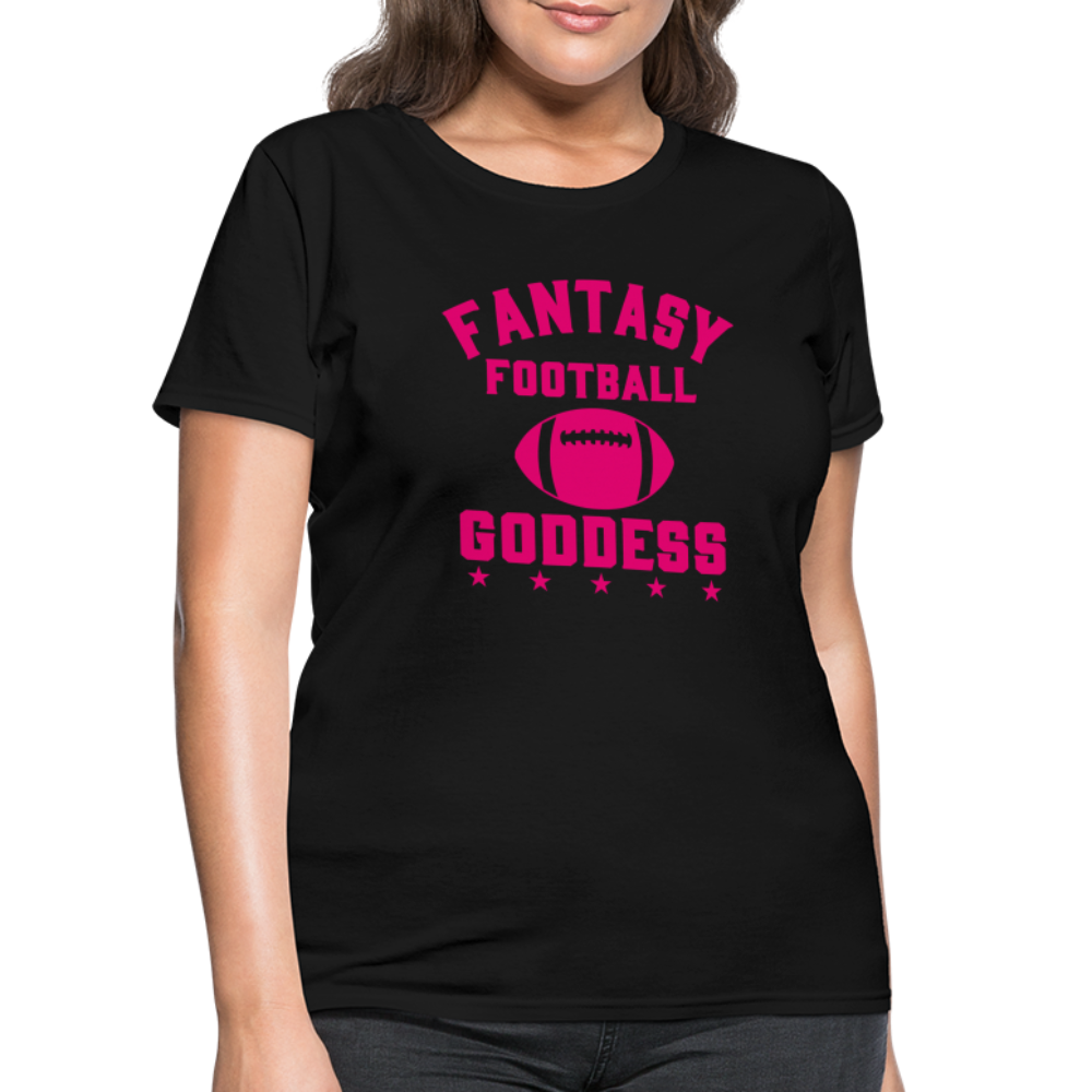 Fantasy Football Goddess T-Shirt - black