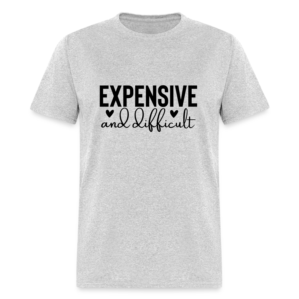 Expensive and Difficult T-Shirt - heather gray