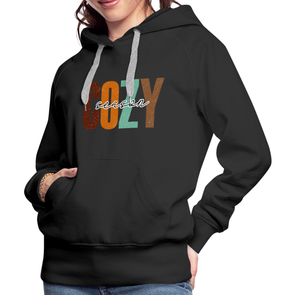 Cozy Season Women’s Premium Hoodie - black