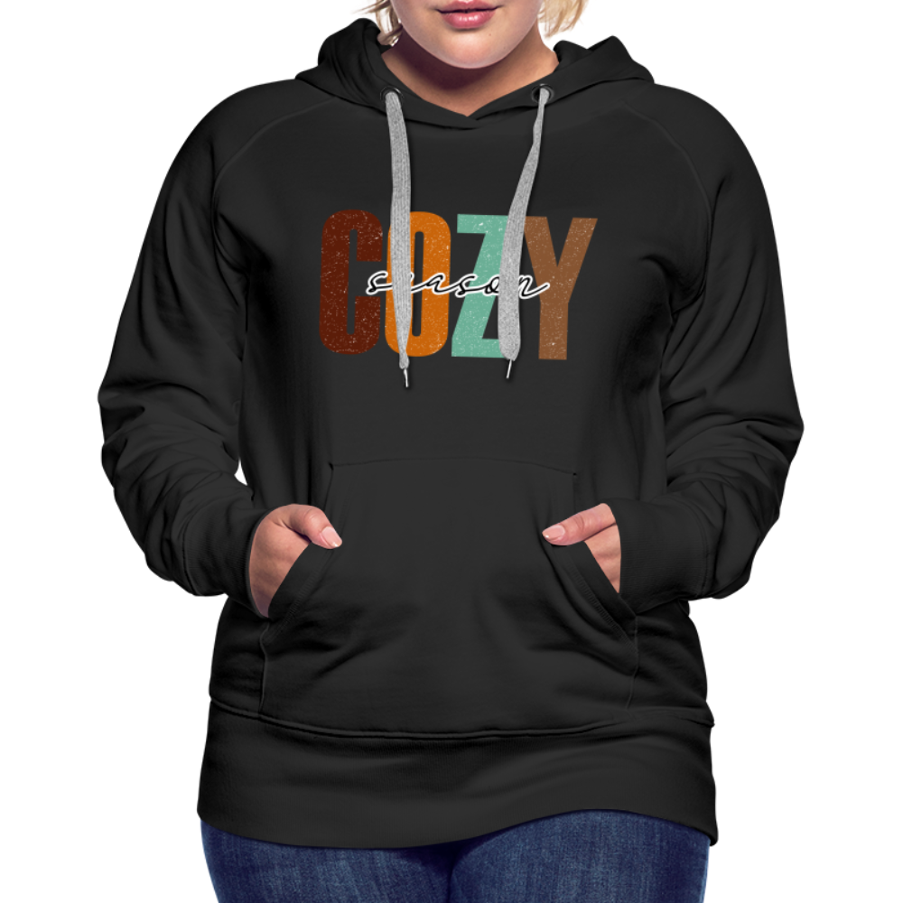 Cozy Season Women’s Premium Hoodie - black