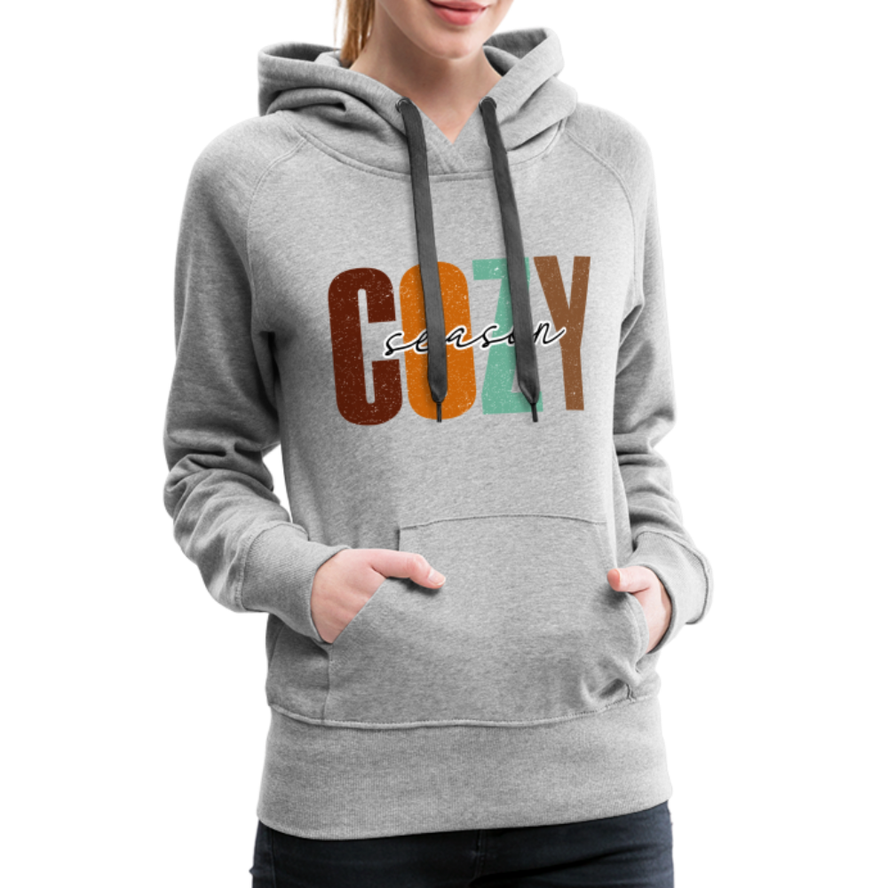 Cozy Season Women’s Premium Hoodie - heather grey