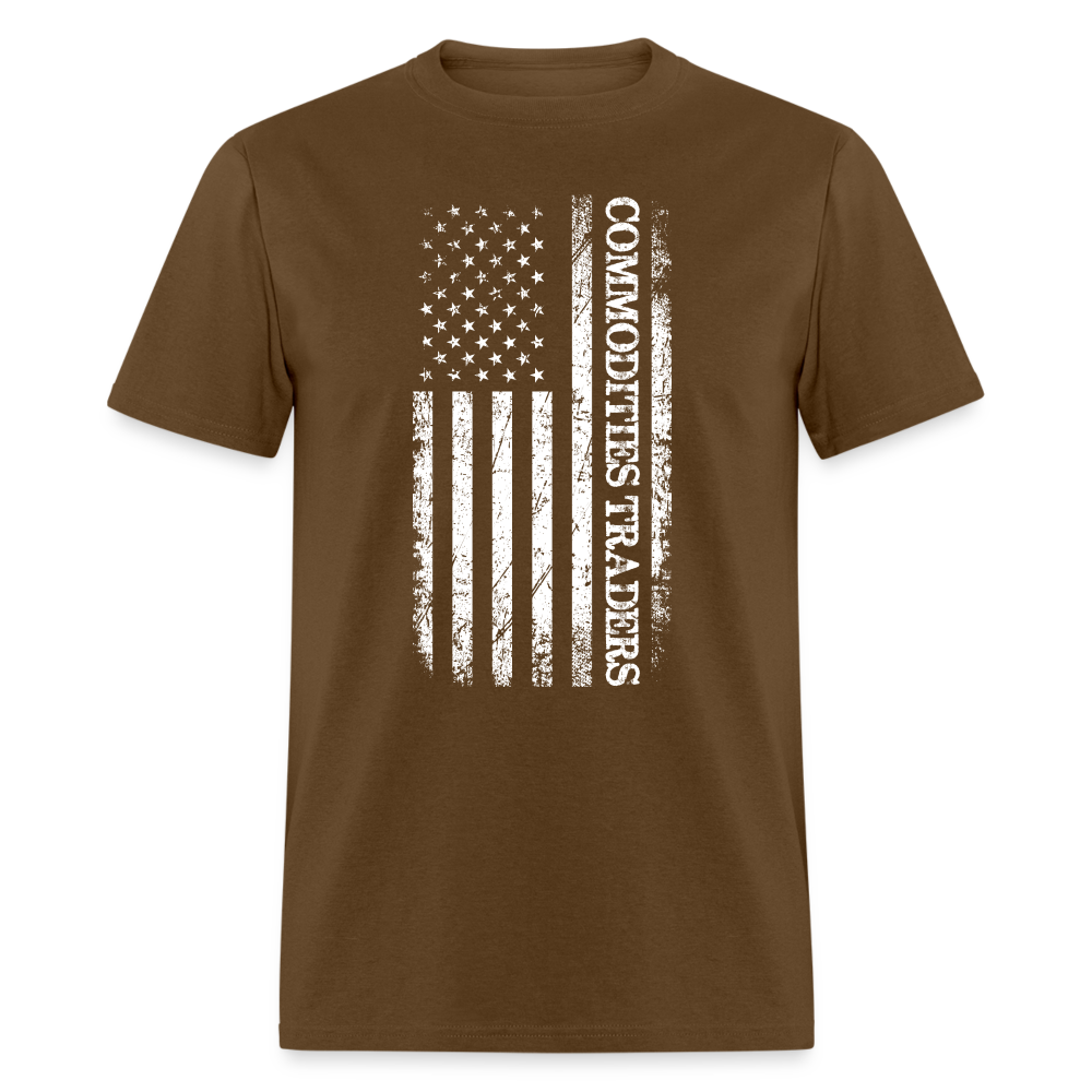 Commodities Traders T-Shirt - brown