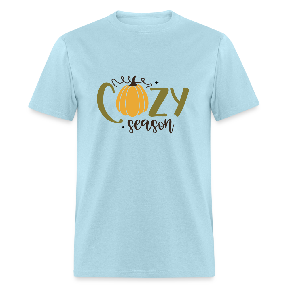 Cozy Season T-Shirt - powder blue