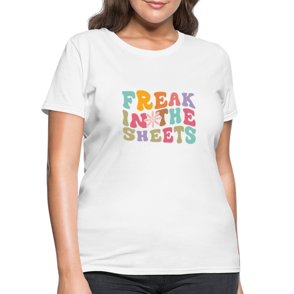 Freak In The Sheets Women's T-Shirt - white