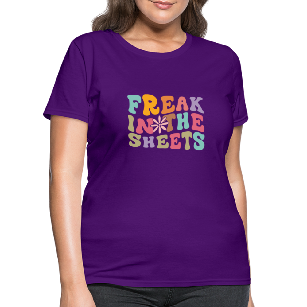 Freak In The Sheets Women's T-Shirt - purple