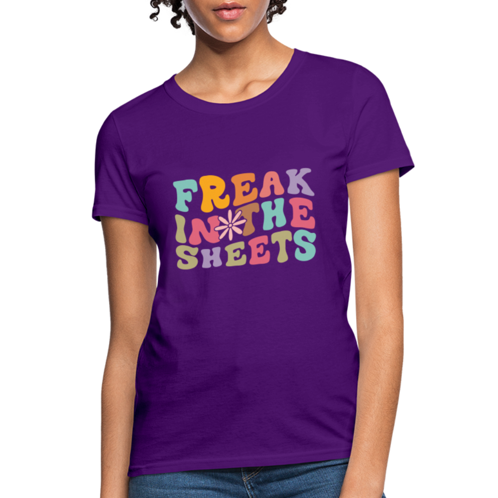 Freak In The Sheets Women's T-Shirt - purple