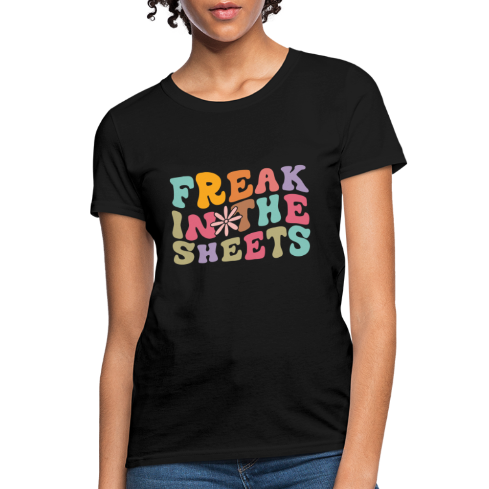 Freak In The Sheets Women's T-Shirt - black