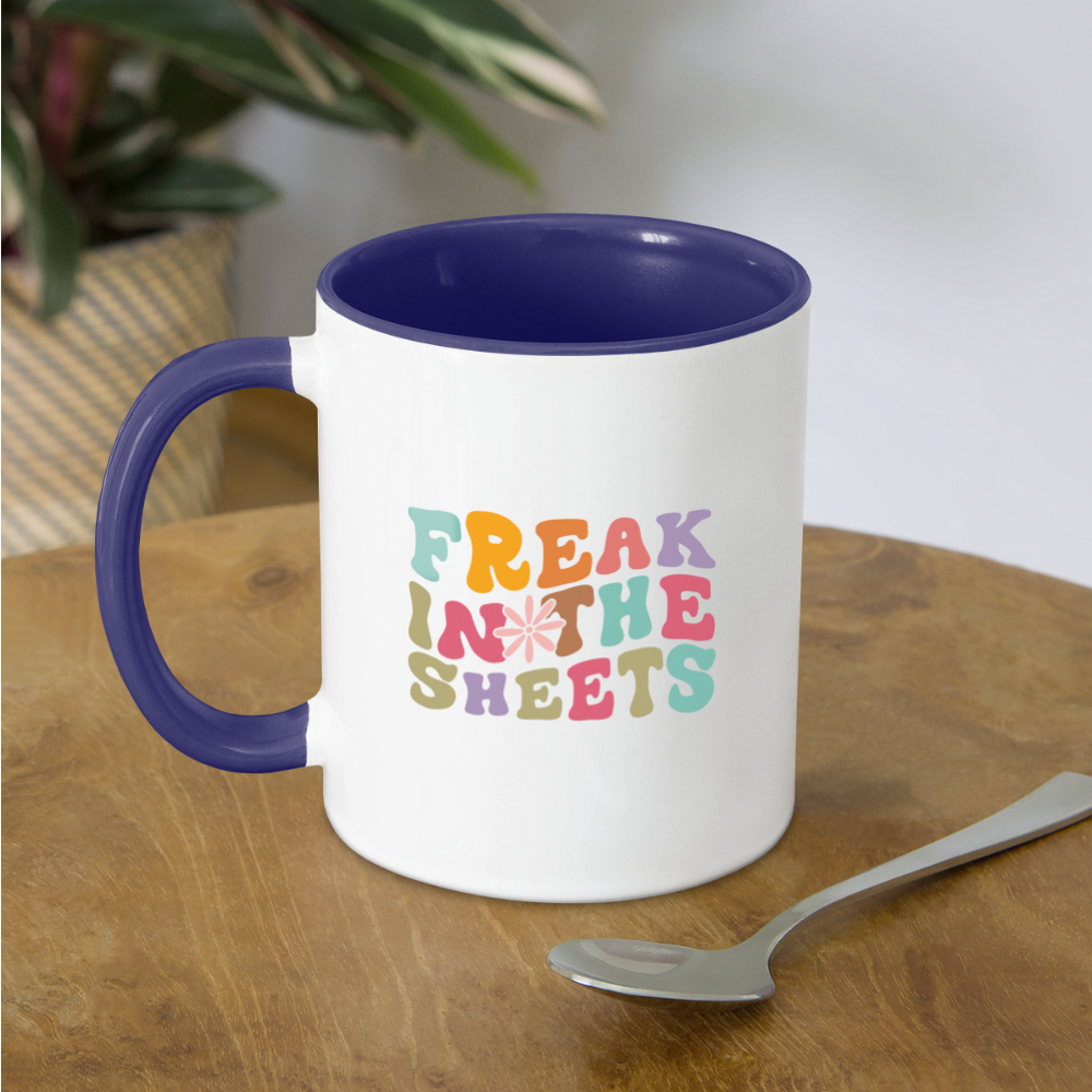 Freak In The Sheets Coffee Mug Color: white/black